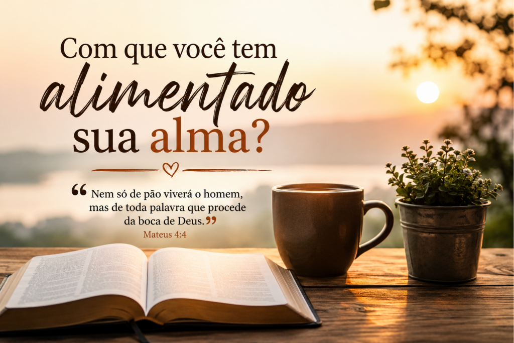 Com que você tem alimentado sua alma