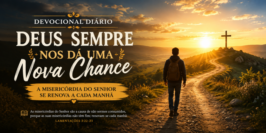 🕊️ Deus Sempre Nos Dá Uma Nova Chance